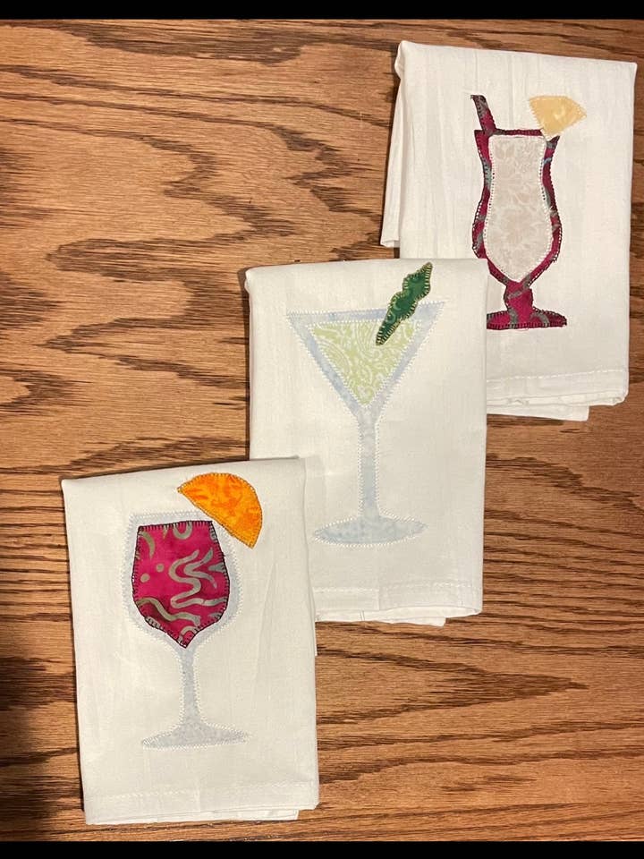 Cocktail Keukenhanddoeken, Applicatie Handdoeken voor wholesale door First Bloom Fashion