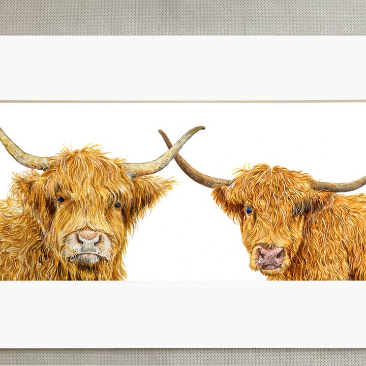 Impressão de Gado Highland por atacado de Robinson Collection