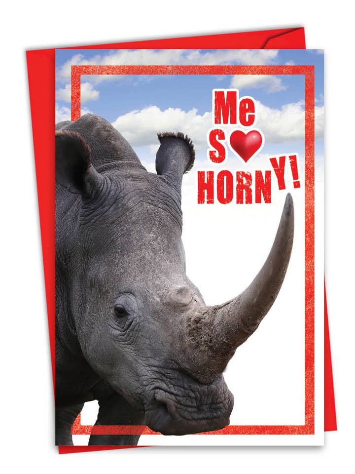 Carte de Saint-Valentin - Me So Horny pour la vente par NobleWorks