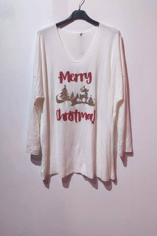 White Mona Merry X-Mas GT for wholesale on Faire0