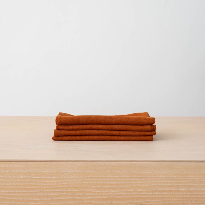 Linen Napkin Lara Cinnamon for wholesale by LinenMe