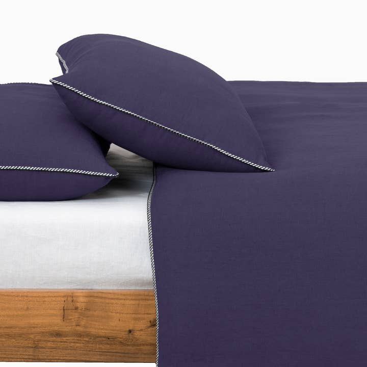 Live Linen Inc. – wholesale Påslakan – Linné Monokrom Spets Påslakan-Kanelbrun