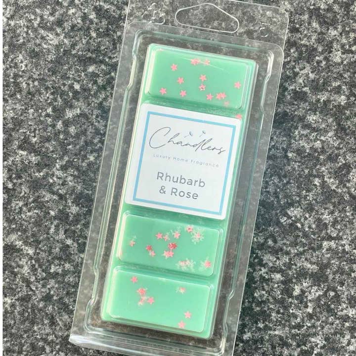 Chandlers Wax Melts - Wholesale Wax Melt - Rhubarb & Rose Wax Melt1