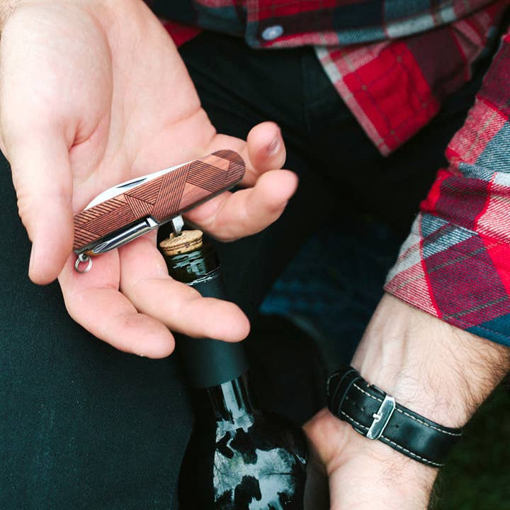 OTTI - Wholesale Pocket Knife/Holder - 7-Tool Pocket Knife with Engraved ARCHITECT Design2