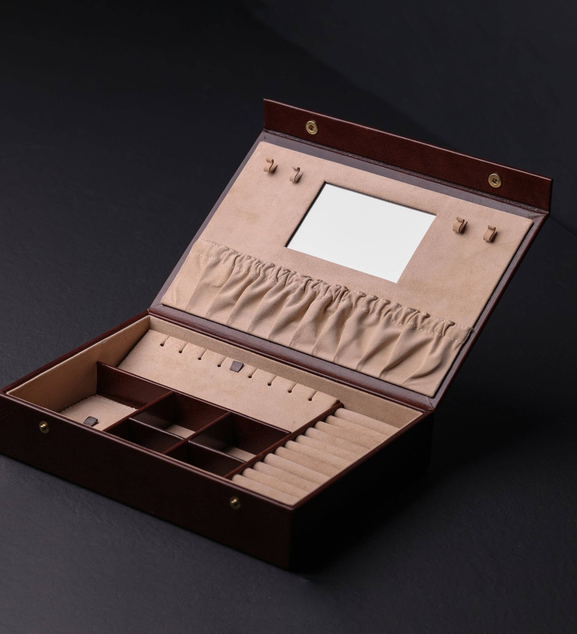 Time Resistance - Wholesale Jewelry Box/Organizer - Womens Leather Jewelry Box Accessory Box - The Line of Beauty13