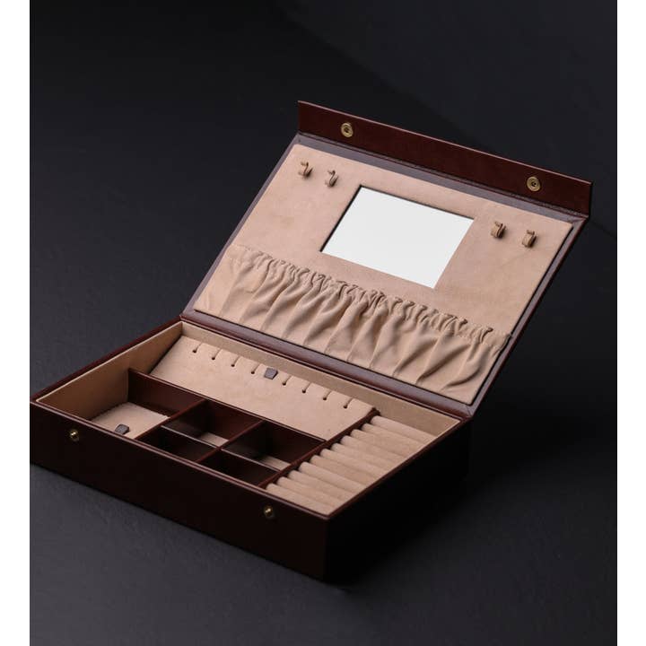 Time Resistance - Wholesale Jewelry Box/Organizer - Womens Leather Jewelry Box Accessory Box - The Line of Beauty13