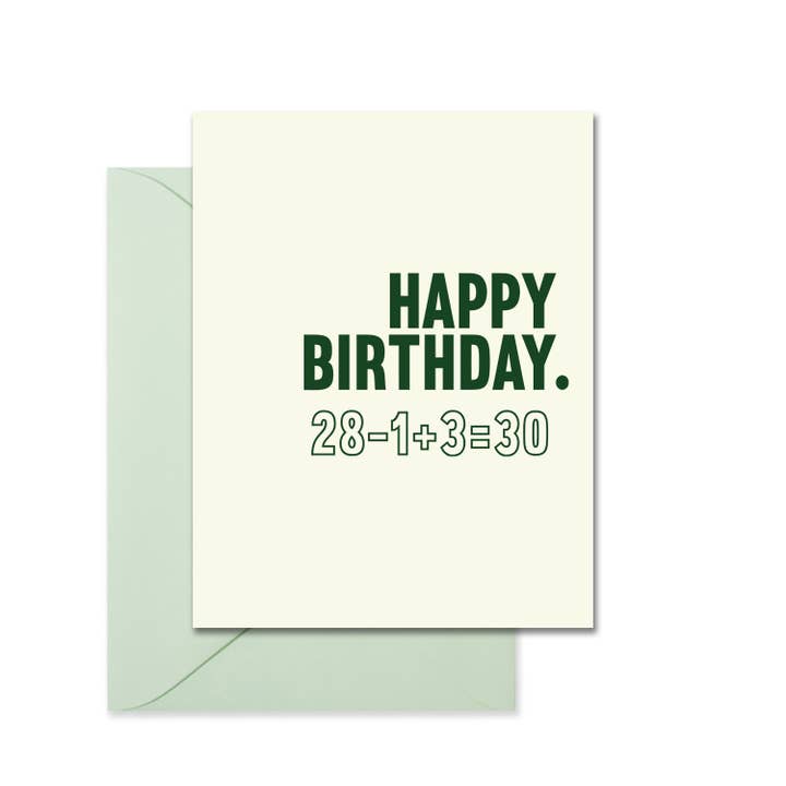 Happy 30 Birthday Greeting Card for wholesale by Leslie Store