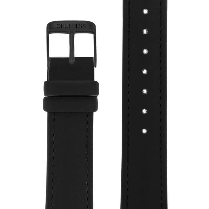 Clueless – Großhandel Armbanduhr – Damen – CLUELESS DAMENUHR - ROSÉGOLD/SCHWARZES LEDER | BCL10652-803
