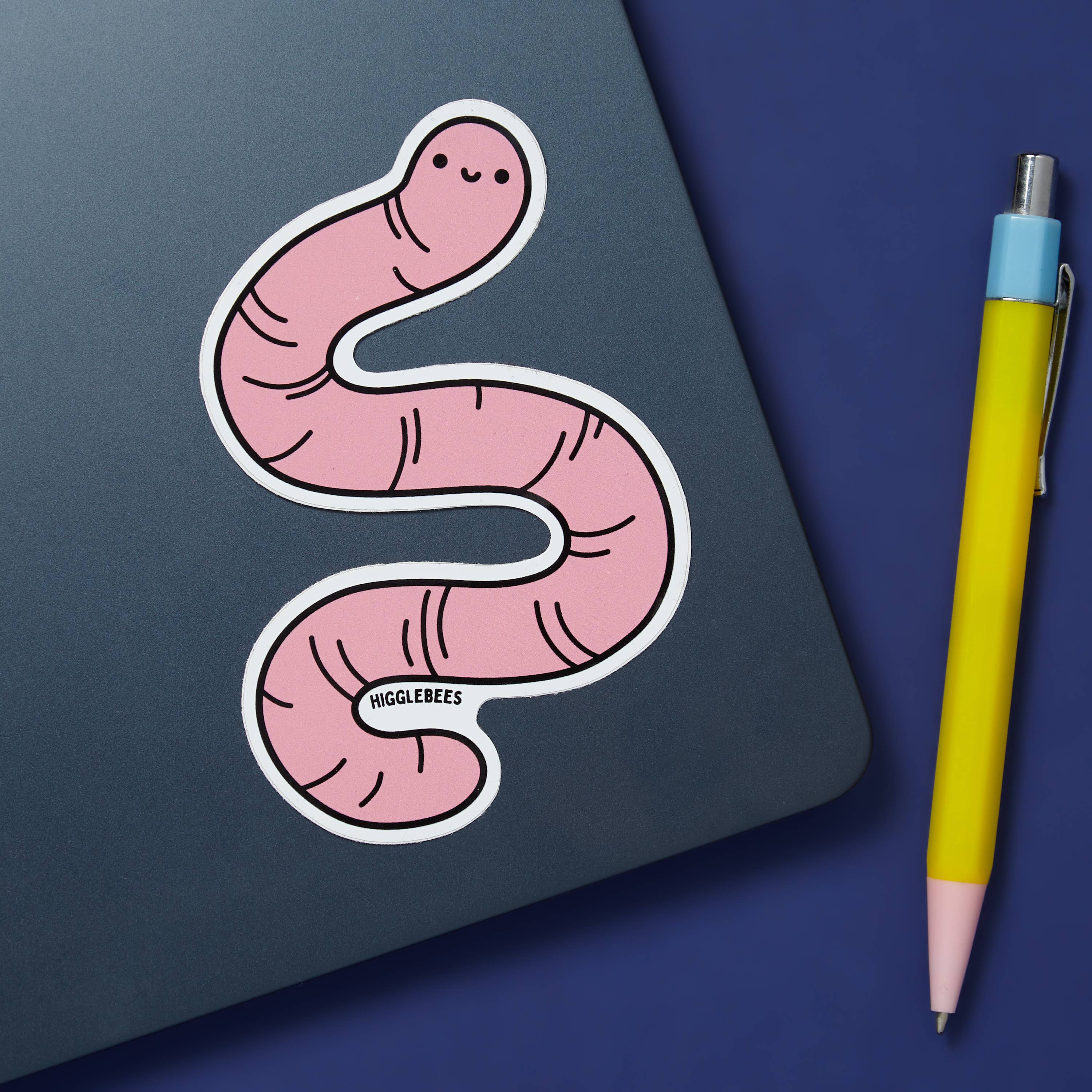 Higglebees - Vente Autocollant - Sticker vinyle Worm0