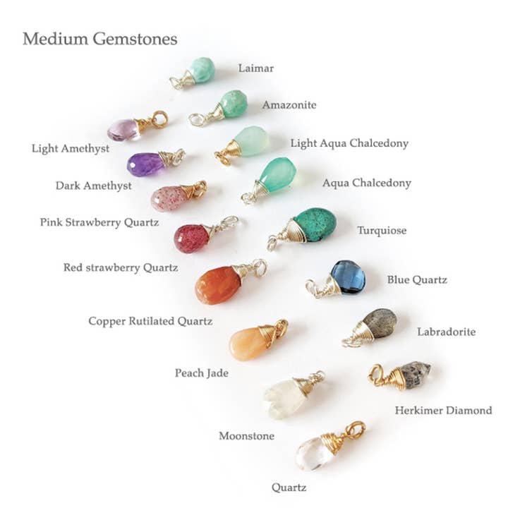 Marmalade Jewellery - Wholesale Individual Charm/Pendant - Medium Gemstone0