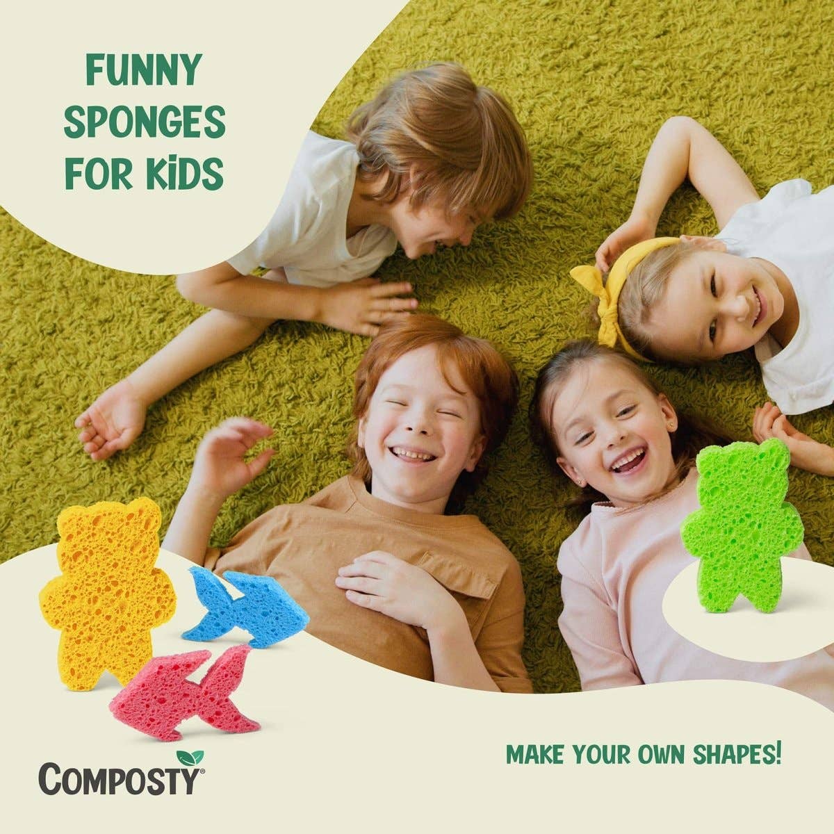 Composty – wholesale Cleaning sponge – Composty® | JUMBO 'Pop-Up' Eco Sponges | 3 Multipack5