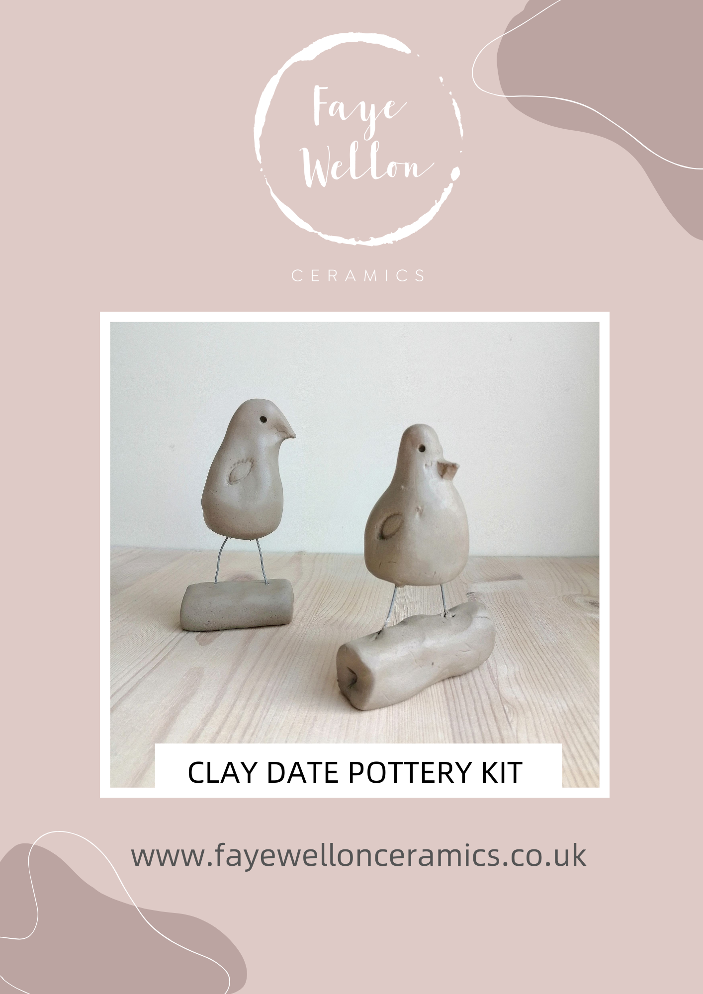 Faye Wellon Ceramics - Wholesale DIY Craft Kit - Pottery Starter Kit - 2 Person Kit4