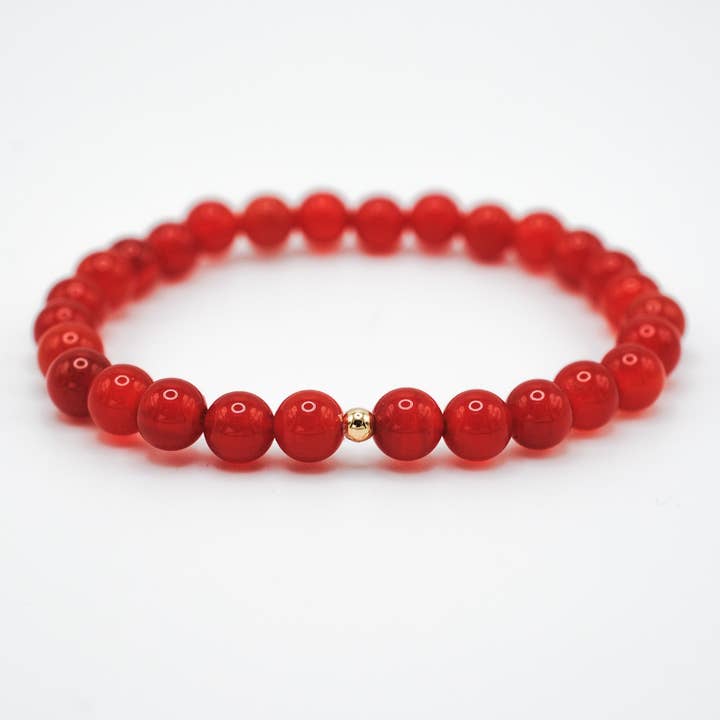Carnelian Solo Core Bracelet for wholesale by Ripple | Reiki Infused Jewelry