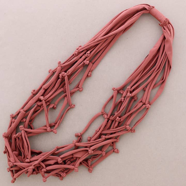 La Cuerda De Sol - Wholesale Snap Jewelry - Nudos Cloth Choker
