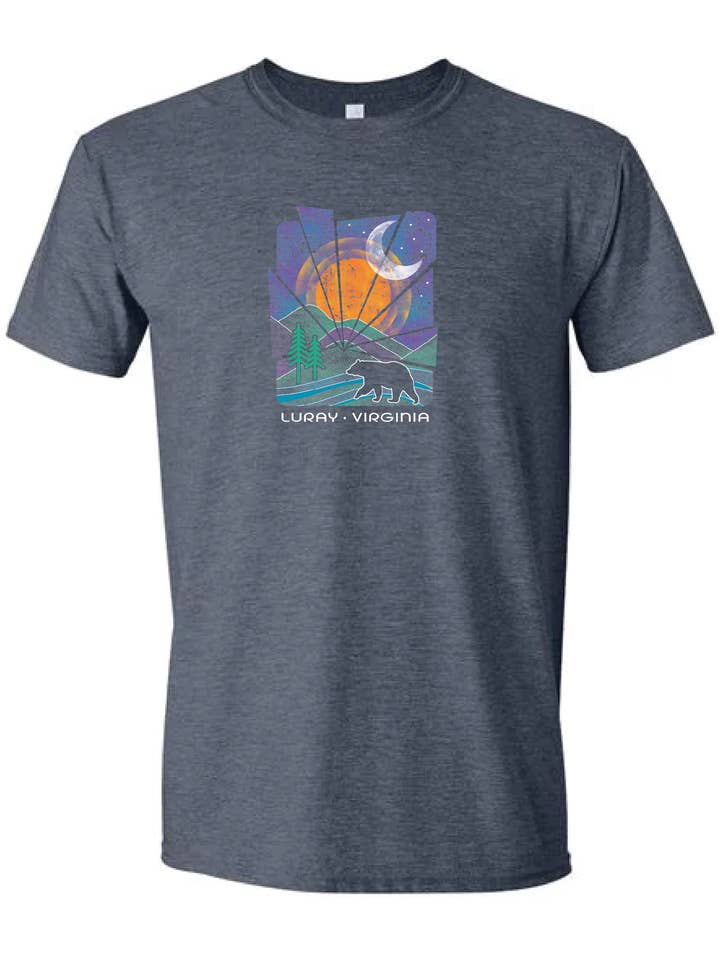 Shatter Scene Bear Graphic T-shirt for wholesale by Wild West Shirt Company