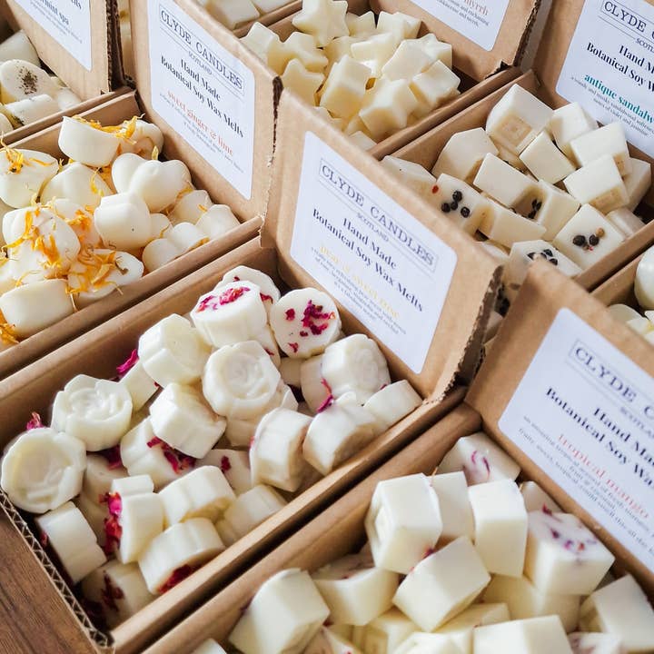 CLYDE CANDLES - Wholesale Wax Melt - Pick & Mix Botanical Wax Melts - Pack Of 60 Individual Melts