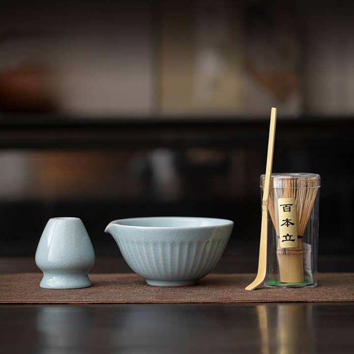 Gohobi Ceramic Matcha Set 053 for wholesale by Gohobi (We cover U.S. import duties)