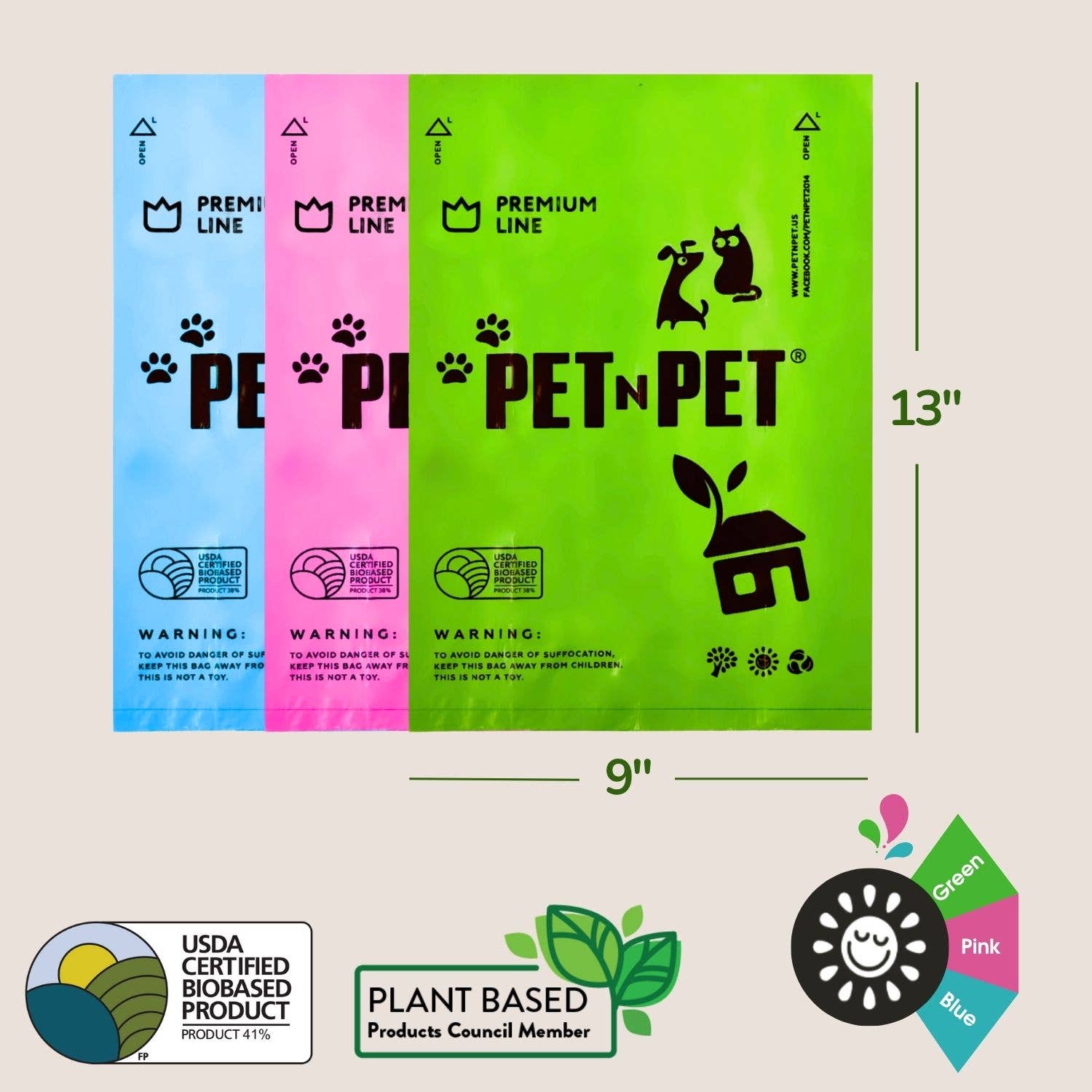 Pet N Pet - Wholesale Pet Poop Bag - Pet N Pet Lavender Colorful Poop Bags – 720 Count2