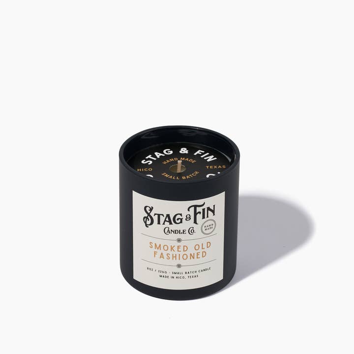 Hico Candle Co. - Wholesale Jar/Filled Candle - Smoked Old Fashioned - 8oz. Candle2