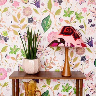 Wear the Walls - Wholesale Wallpaper - Kakao Wallpaper in Ruby-Pink3