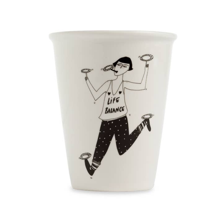 helen b - Venta al por mayor Vaso/copa - equilibrio entre la vida y el trabajo