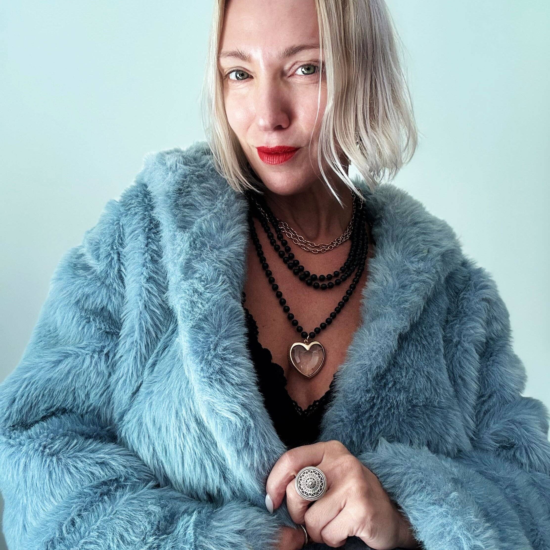 Katia Designs - Wholesale Kralen/parelketting - Kristallen Hart Lange Ketting Fusie Ketting3