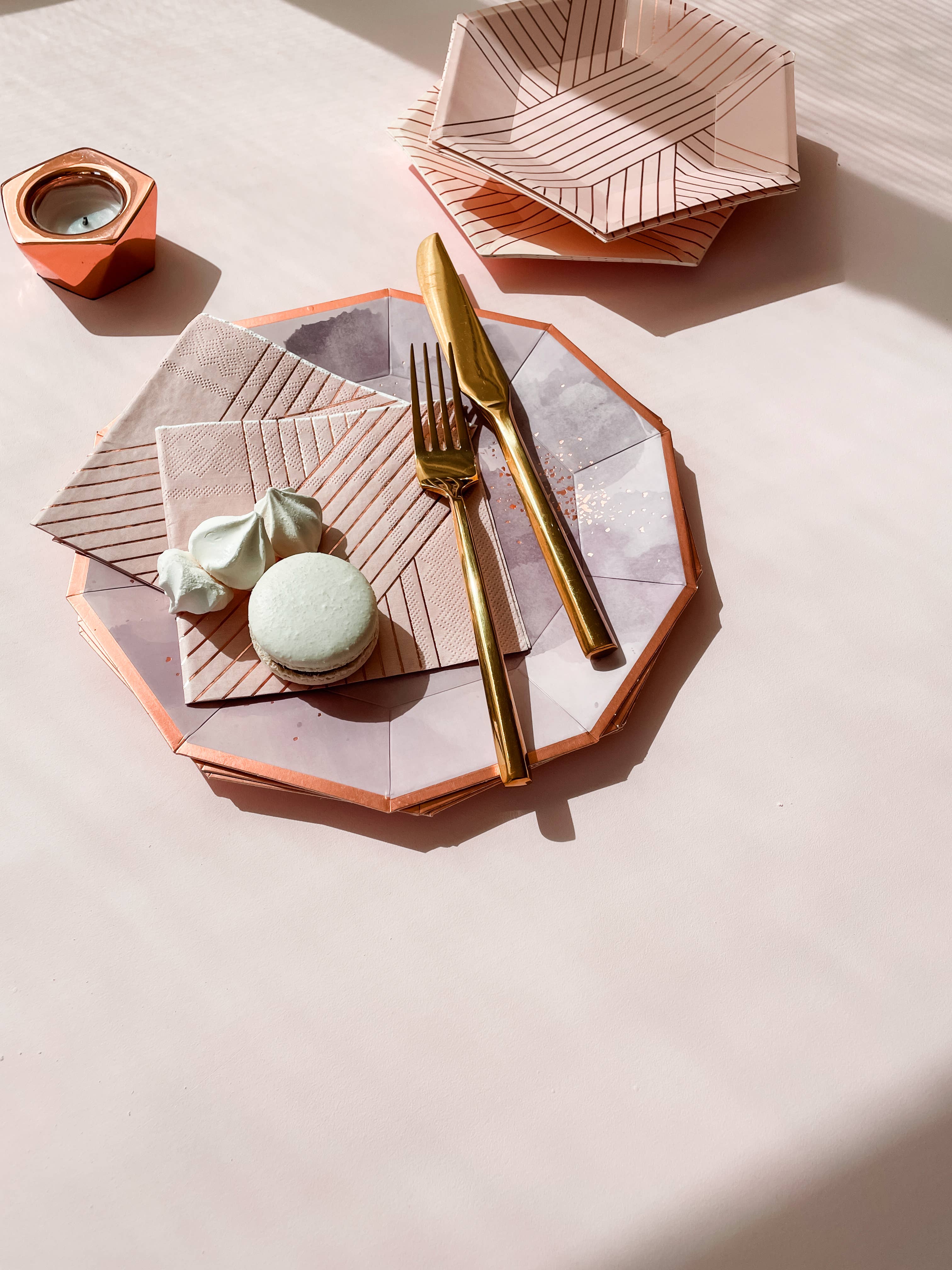 Harlow & Grey - Wholesale Disposable Napkin - Amethyst - Pink Lunch Paper Napkins7