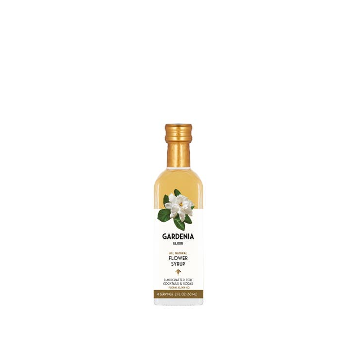 Floral Elixir Co. - Wholesale Cocktail Mix/Syrup - Gardenia Elixir. All Natural Cocktail & Soda Syrup.