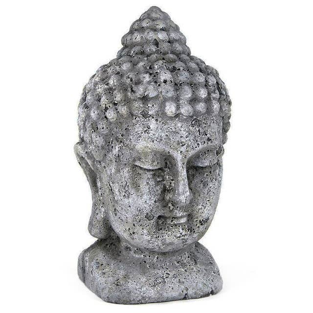 Vagabond Vintage - Wholesale Sculpture - Cement Buddha Head Statue