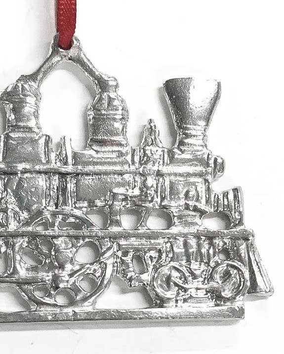 House of Morgan Pewter - Wholesale Ornament - Handmade Train Ornament - Polar Express Gift3