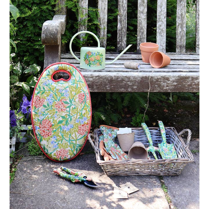 Robert Frederick Ltd - Venta al por mayor Guantes de jardín - Guantes de jardinería para mujer Orange Grove con diseño William Morris, talla única, acolchados con puños elásticos5