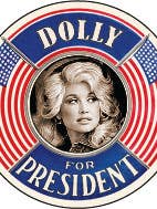 BOTÓN: Dolly para presidente para venta al por mayor de Ephemera
