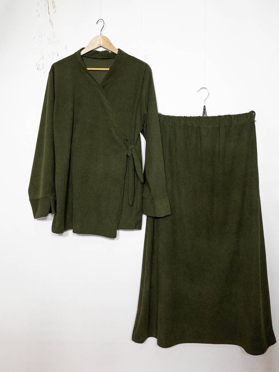 IDEAL OUTFIT - Wholesale Top & Pant Set (NOT Loungewear) - Women's - Ribbed set for winter 2385-ju-Ribbed5