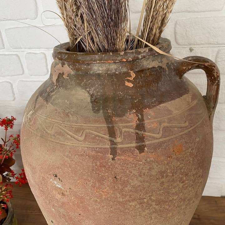Rustic Remnents – wholesale Vas – Vintage Decor Gammal lerkruka, åldrig och antik lerkärl