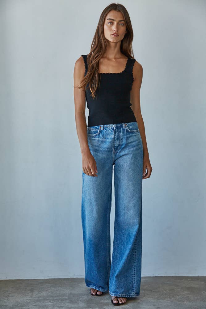 By Together - Wholesale Tank Top - Women's - W2083 | Knit Sweater Scoop Neck Sleeveless Tank Top4