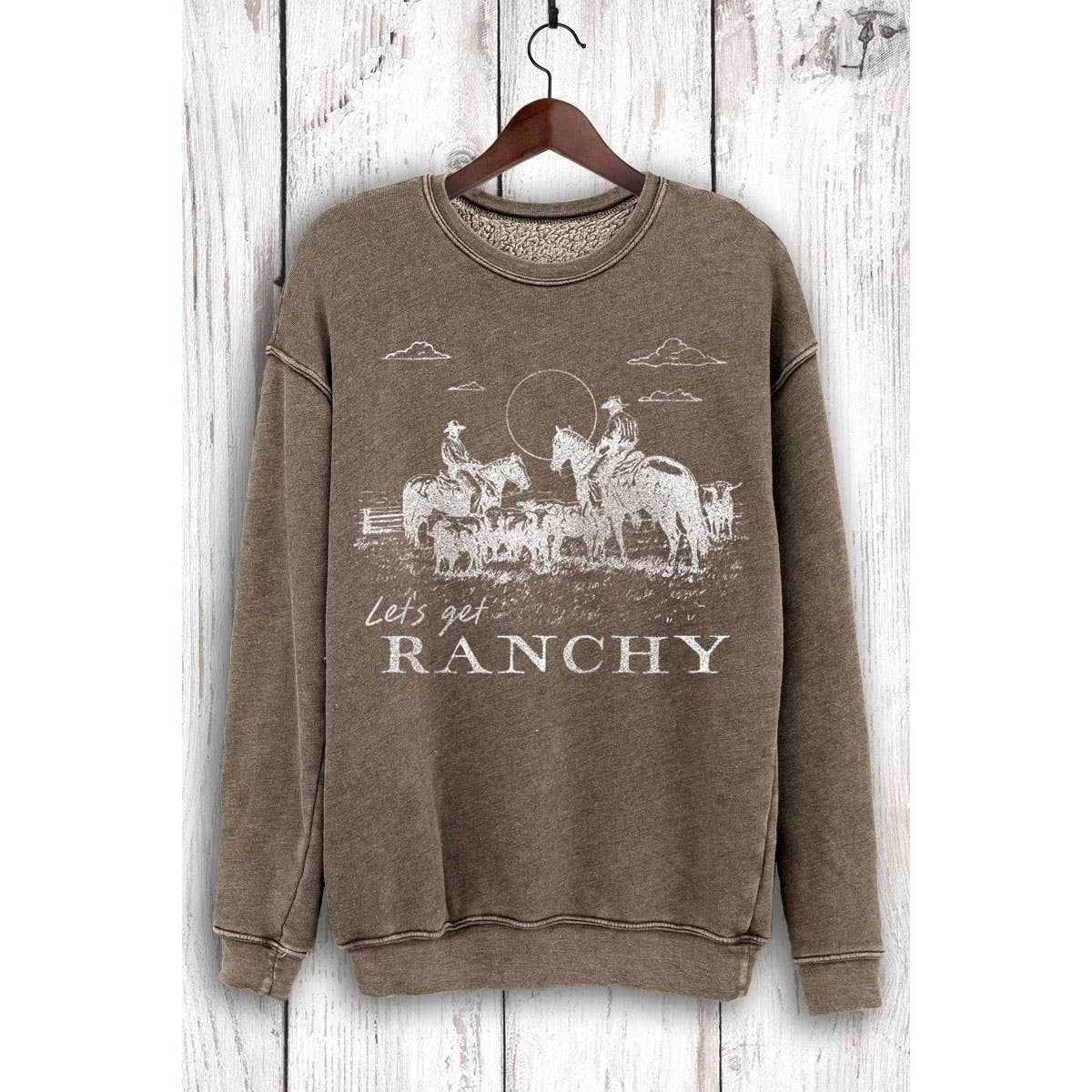 HRTandLUV - Wholesale Sweatshirt - Women's - LET'S GET RANCHY MINERAL SWEATSHIRTS3