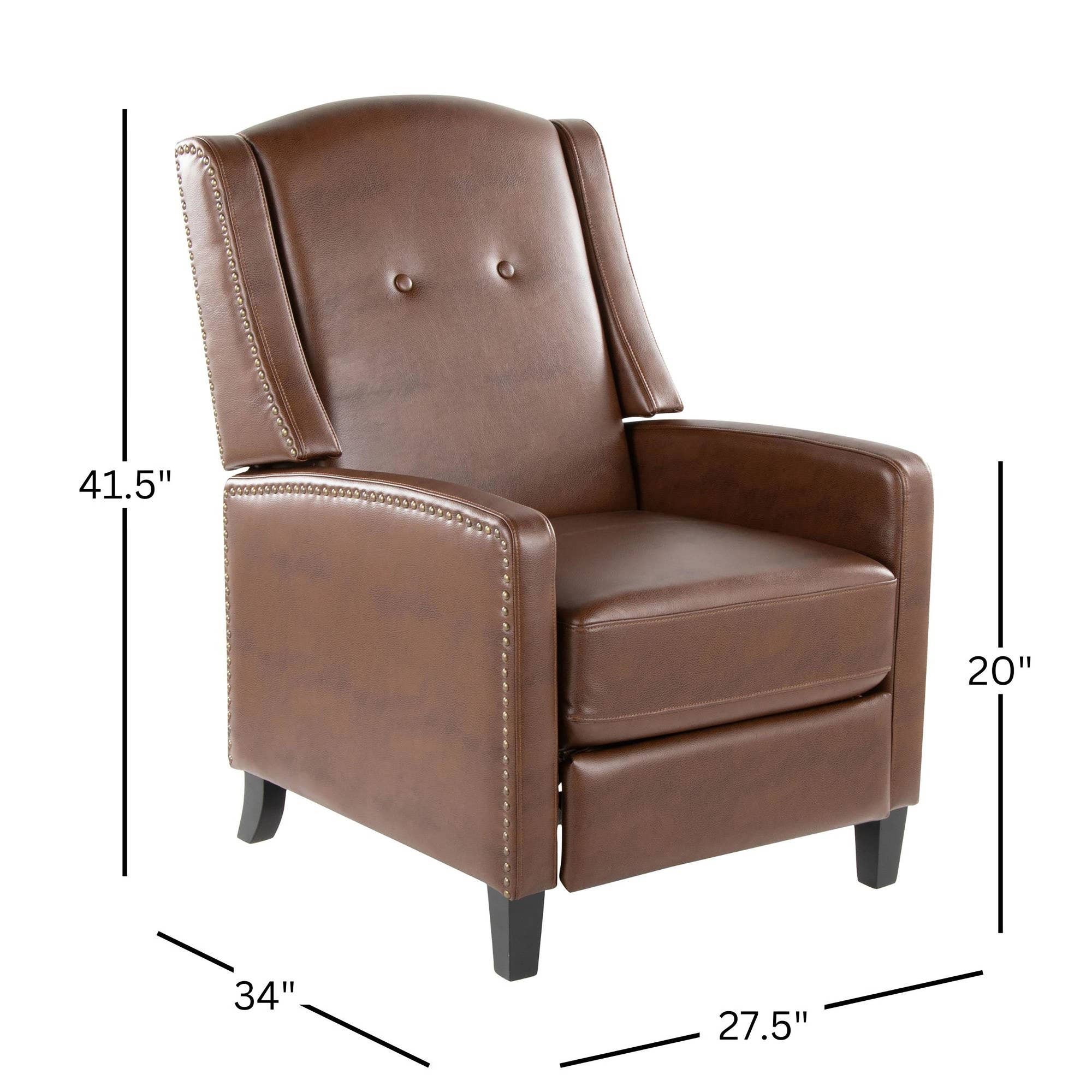 Stanley Recliner in Black Wood for wholesale on Faire17