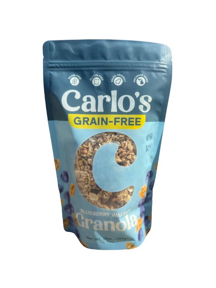 Carlo's Grain-Free Blueberry Walnut Granola for wholesale by Good Life Naturals