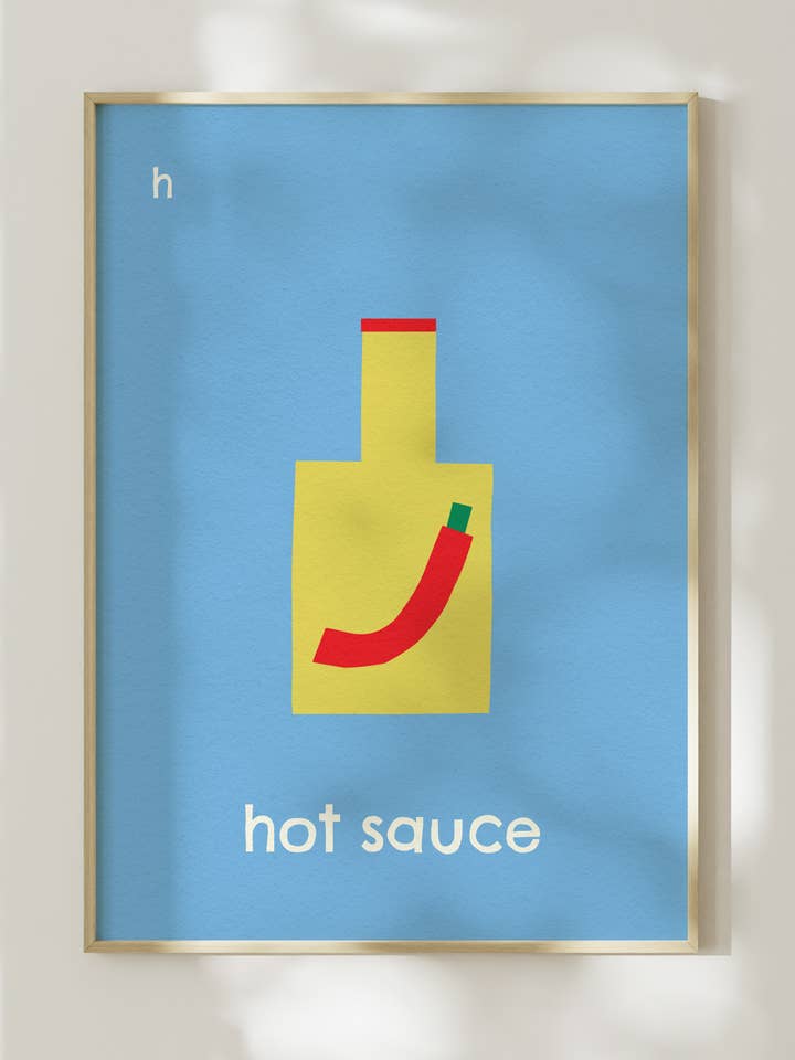 Hot Sauce Konsttryck för wholesale av Surprise Radish