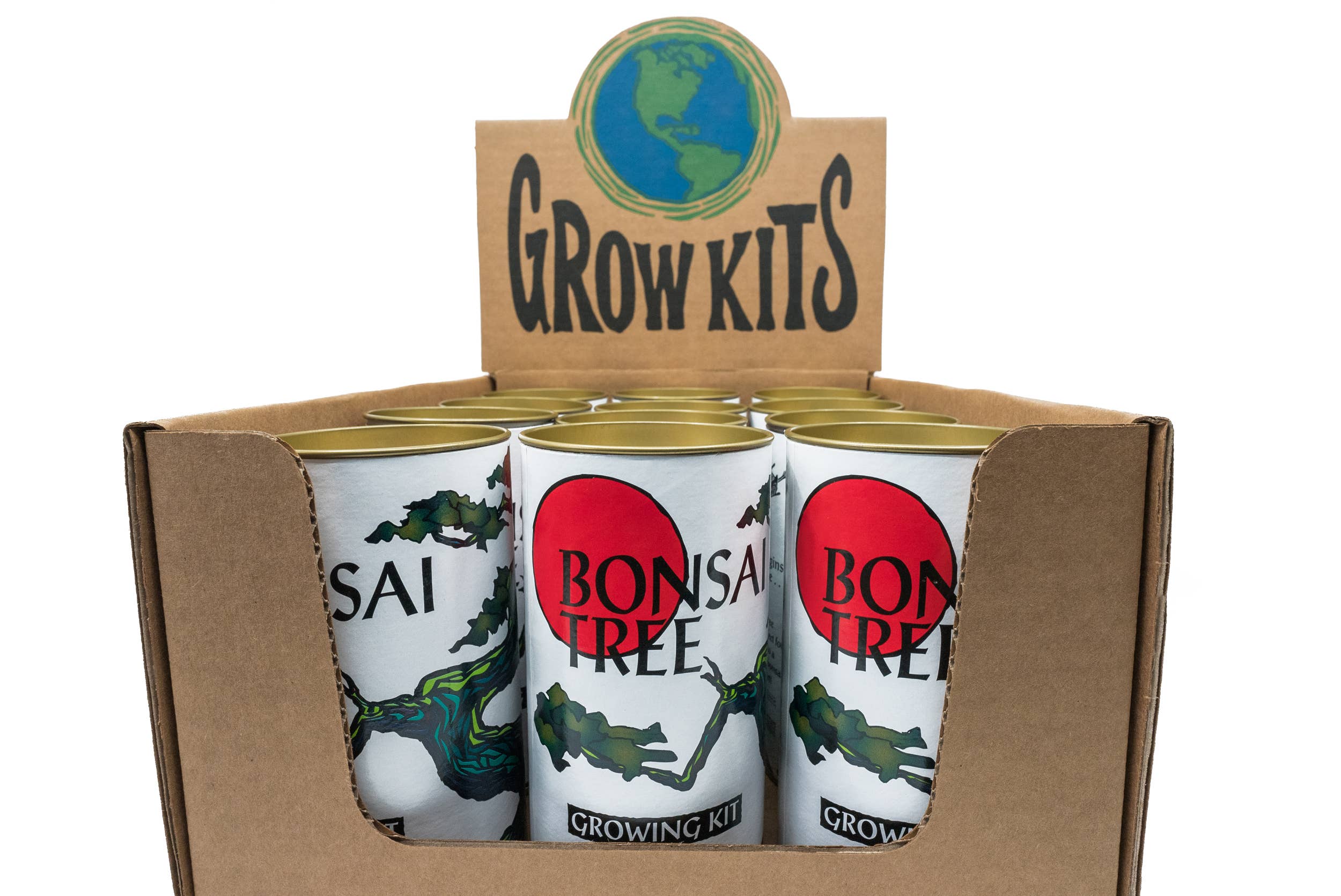 The Jonsteen Company - Wholesale Retailer Display - Home & Living - Bonsai Case Pack | 12 Grow Kits w/ Display1