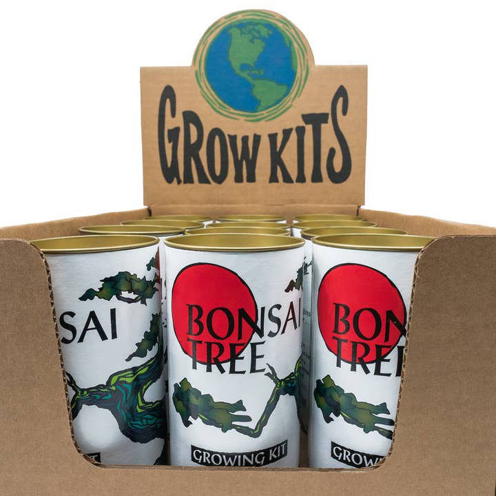 The Jonsteen Company - Vente Présentoir – maison et déco - Coffret pour bonsaï | 12 kits de culture avec présentoir1