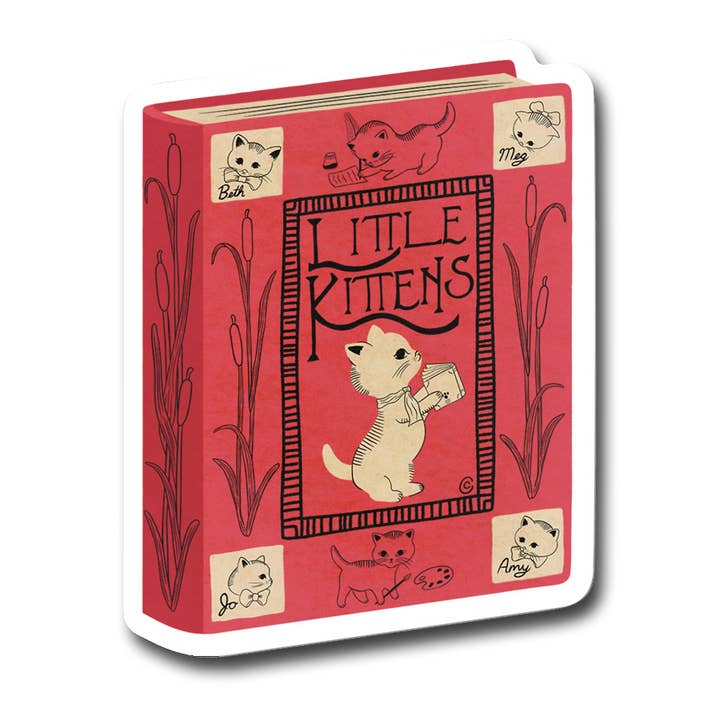 Adesivo in Vinile con Gioco di Parole sui Gattini per la vendita all'ingrosso da parte di Fly Paper Products