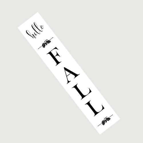 Hello FALL Sign Stencil for wholesale by Designer Stencils