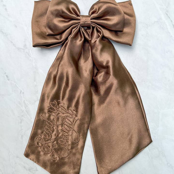Blissfully Bookish Company - Wholesale Hair bow – Women’s - Read Up, Cowgirl Bow Clip | Bookish Hair Accessory4
