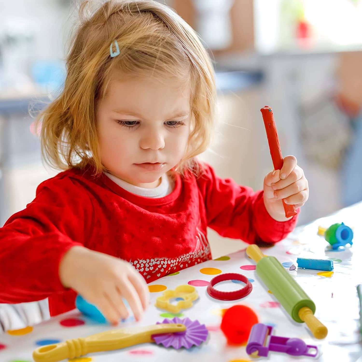 The Twiddlers - Wholesale Toy Set - Kids - 30 Pack Playdough / Clay Tools and Cutters Kit for Kids3