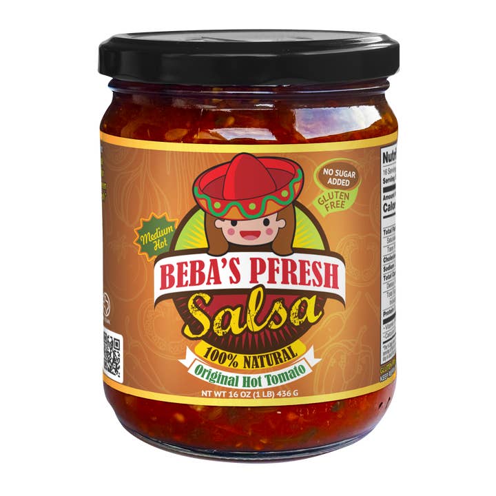 Original Serrano Hot Tomat for engroshandel hos Beba's Pfresh Salsa