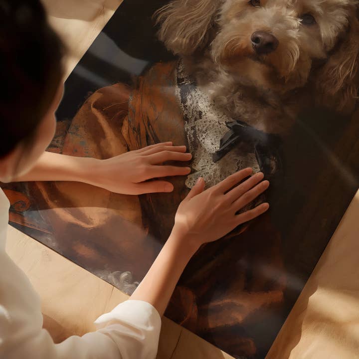 Ink & Drop - Wholesale Art Print - Cockapoo Dog Portrait Print2