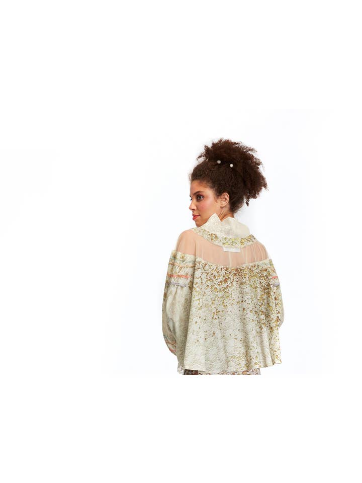 IPNG Design - Vendita all'ingrosso Camicetta - Donna - Blusa a scialle - Fortune In Flowerland1