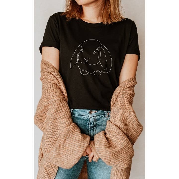 Camiseta estampada de Pascua y primavera con dibujo de conejitos para venta al por mayor de Select Apparel