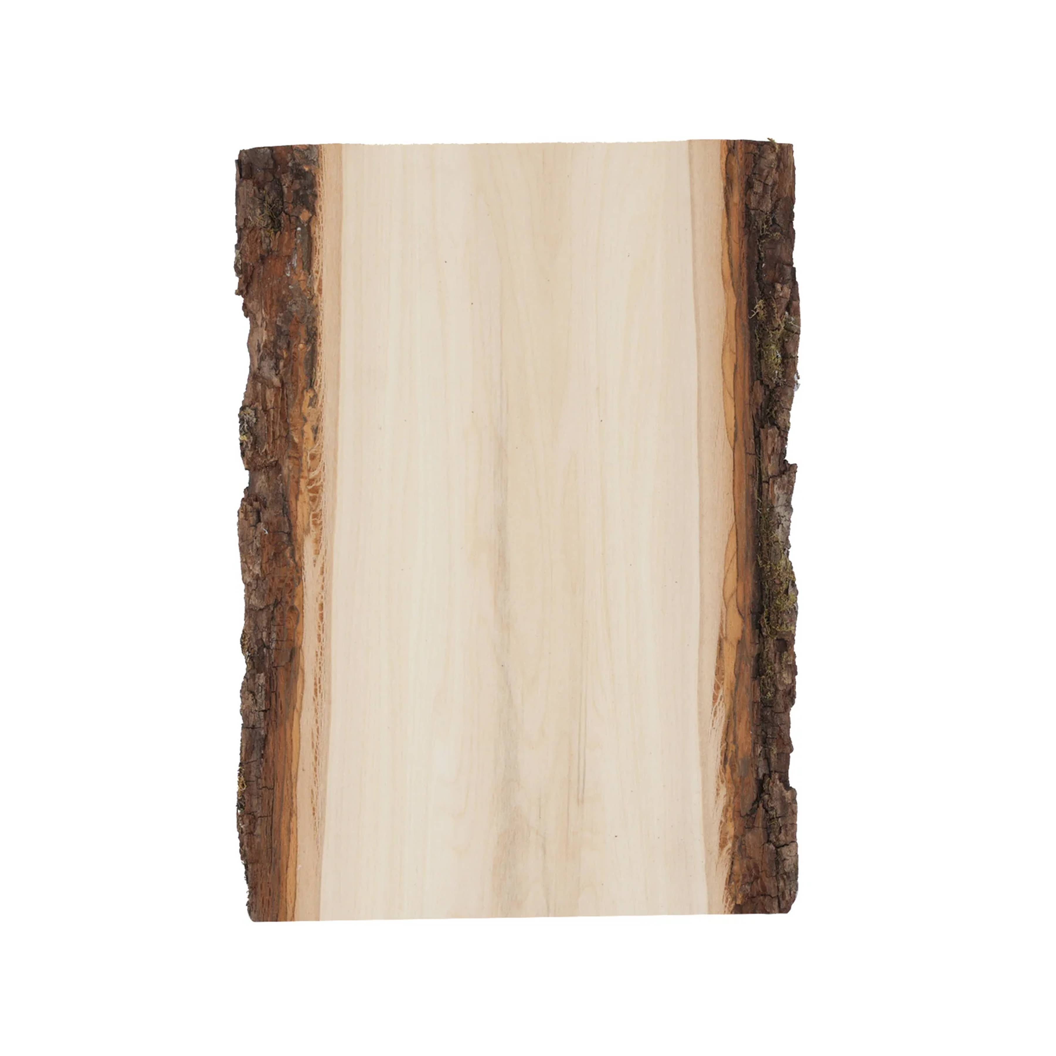 Foggy Bottom Woodworks LLC - Wholesale Craft Supplies - Premium Basswood Bark Live Edge Plank, Small0